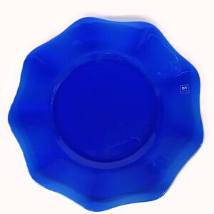 BAJOPLATO AZUL COBALTO 6 unidades